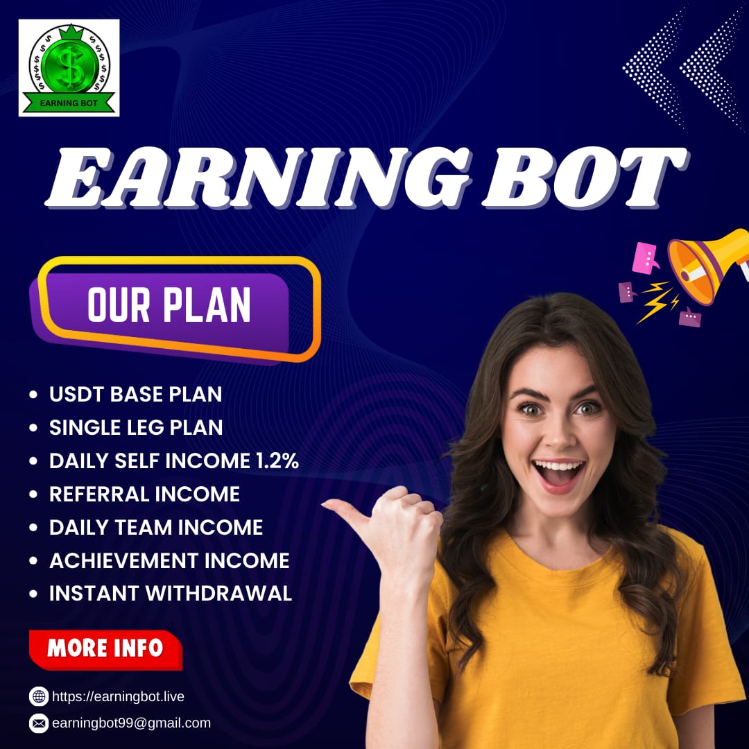 earning bot new stcking concept 